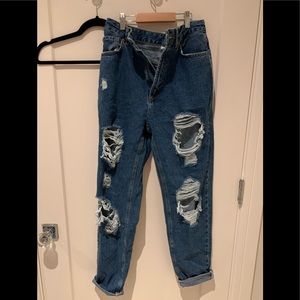 BDG ripped mom Jeans, size 28, medium wash